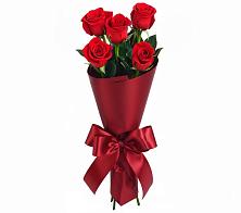Букет 5 Красных роз Эдлесс Лав в Лозовом