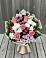 Букет цветов из: Альстромерии, Гвоздики, Розы и Хризантемы в Лозовом