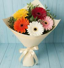 Букет цветов из:  Герберы #REPLACE_PRED# Лозовом