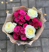 Букет цветов из:  Розы в Лозовом