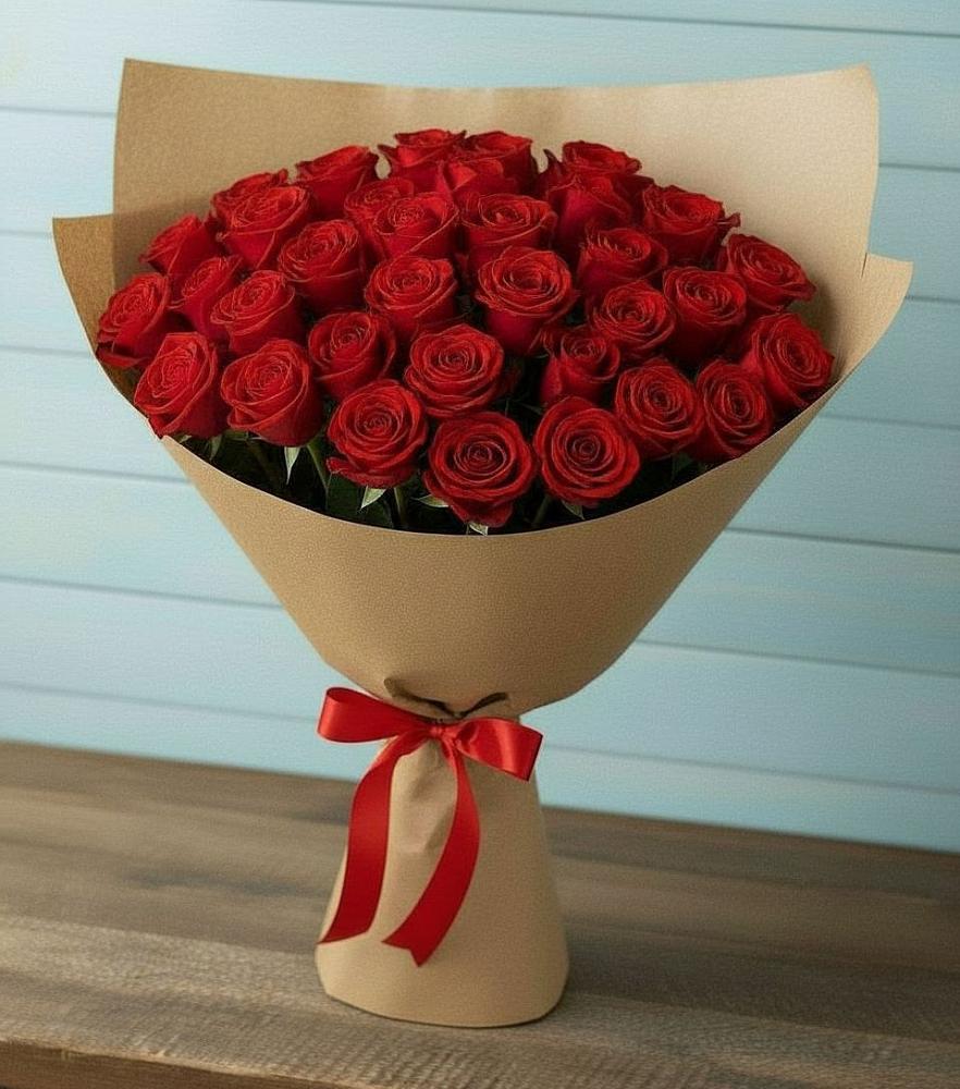Букет Красные розы Милано в Лозовом