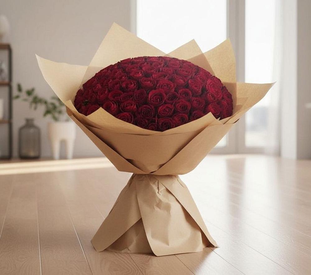 Букет 101 Красная роза в Лозовом