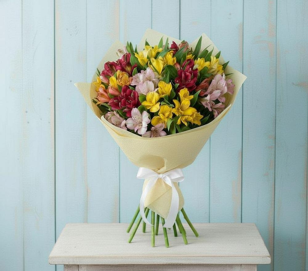 Букет цветов из: Альстромерии в Лозовом
