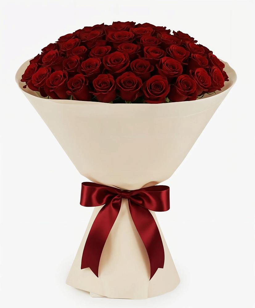 Букет 101 Бордовая роза Блэк Бакарра в Лозовом