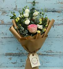 Букет цветов из:  Розы и Лизиантусы #REPLACE_PRED# Лозовом